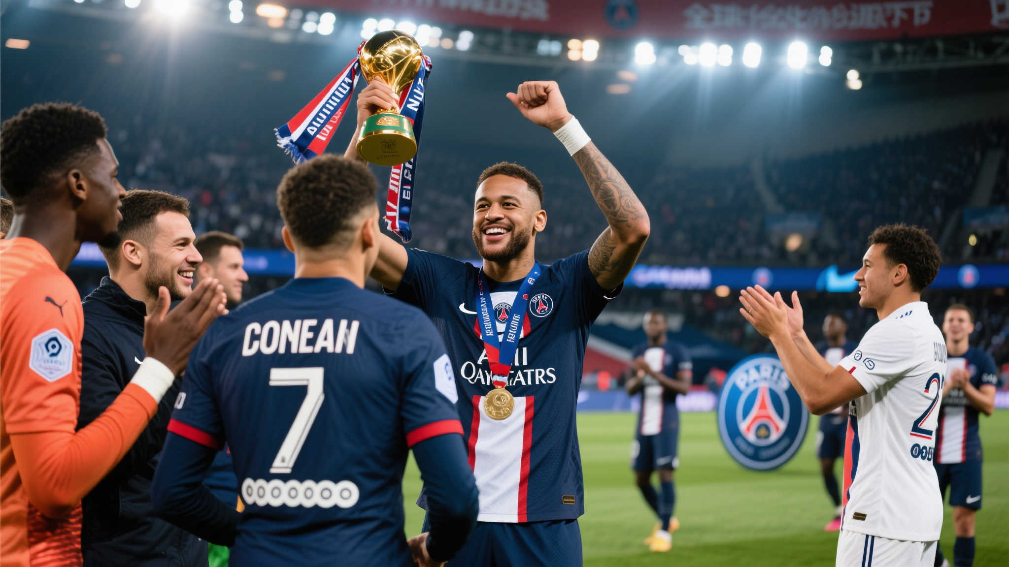 在全球化浪潮下，高水平赛事中的选手们常有超越竞争关